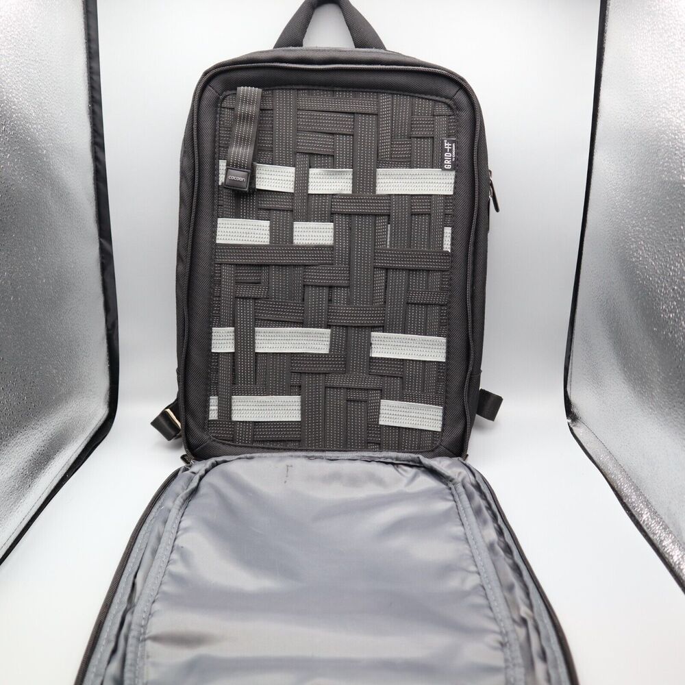 Cocoon Slim Backpack with Built-in Grid-IT! Accessory Organizer Black 15" - Picture 5 of 11